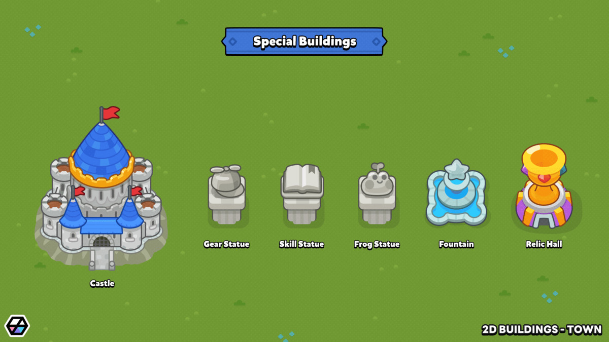 2D Buildings - Town