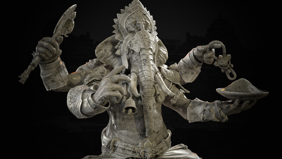 Ganesha Indian god.