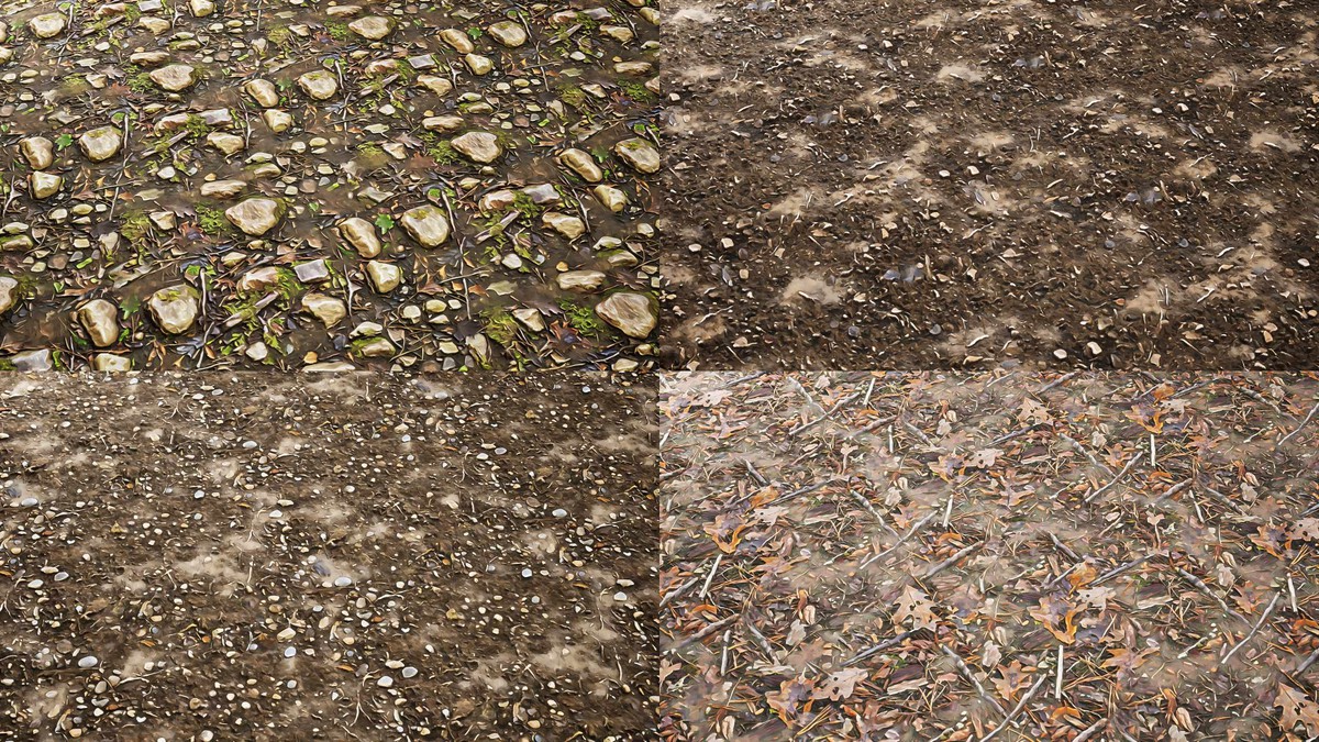 Stylized Materials - Forest Ground 1