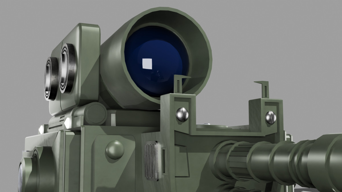 Quad-Leg Military Turret