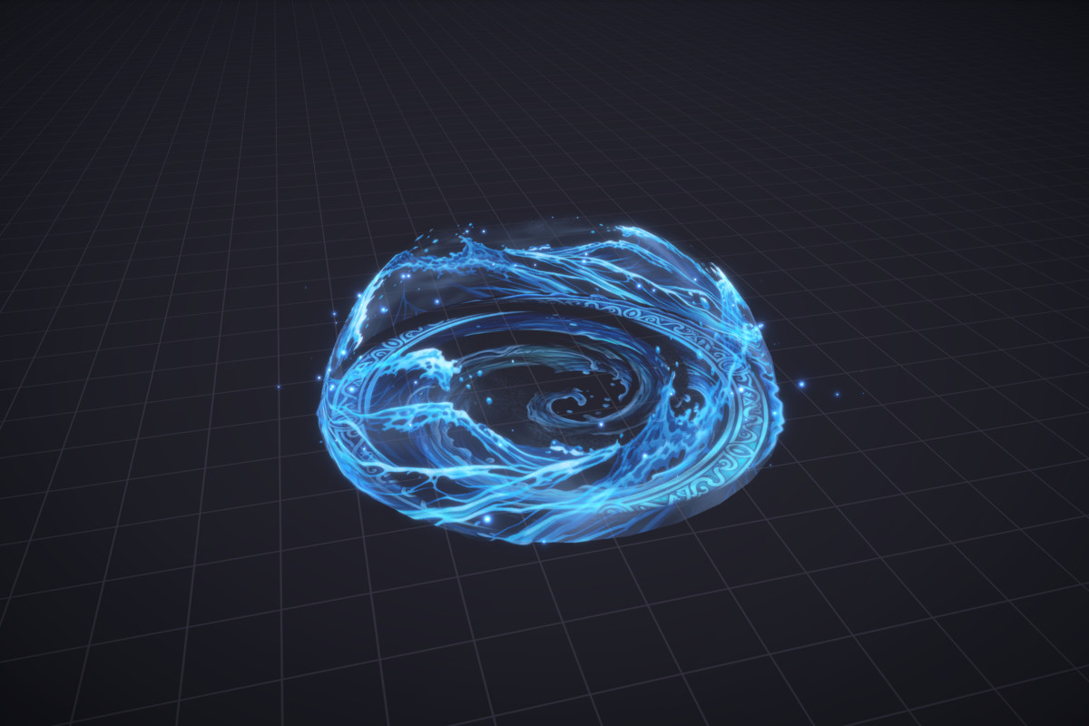 Stylized Water Spell VFX