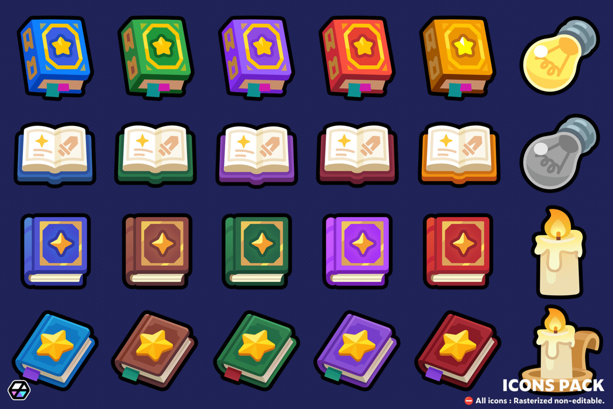 2D Icons - Casual Icon Pack