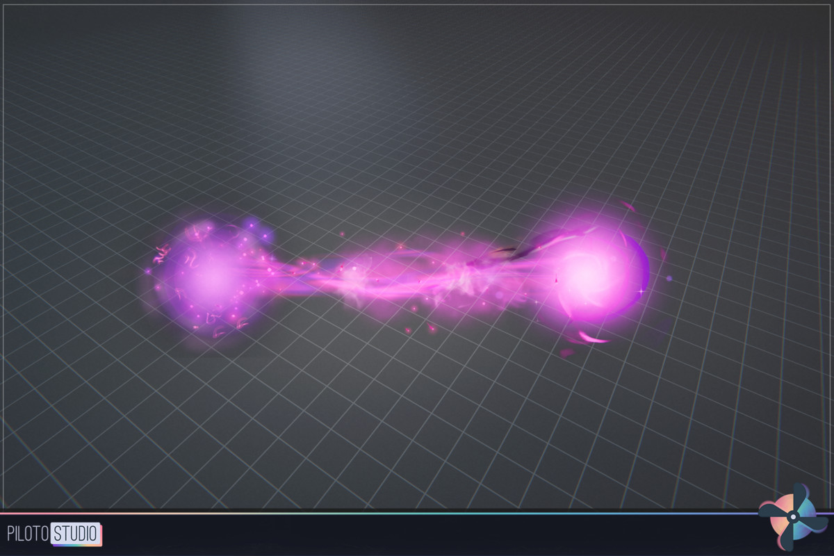 Stylized Laser Beam Attacks - 39 VFX