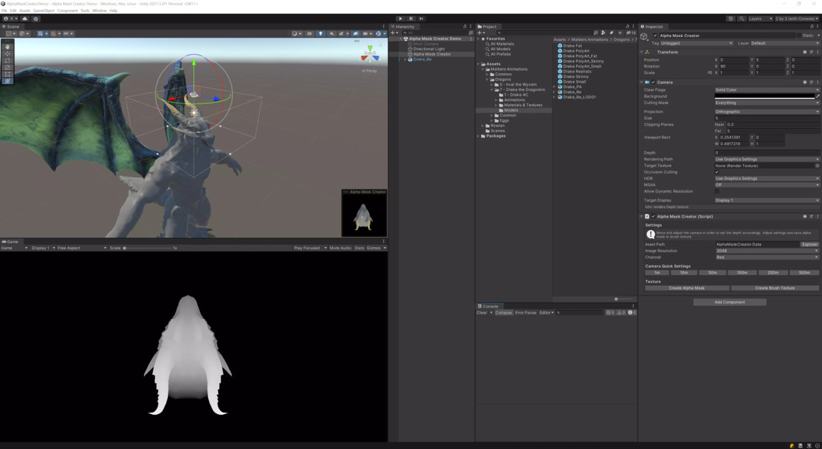 Alpha Mask and Stamp Creator for Unity 6