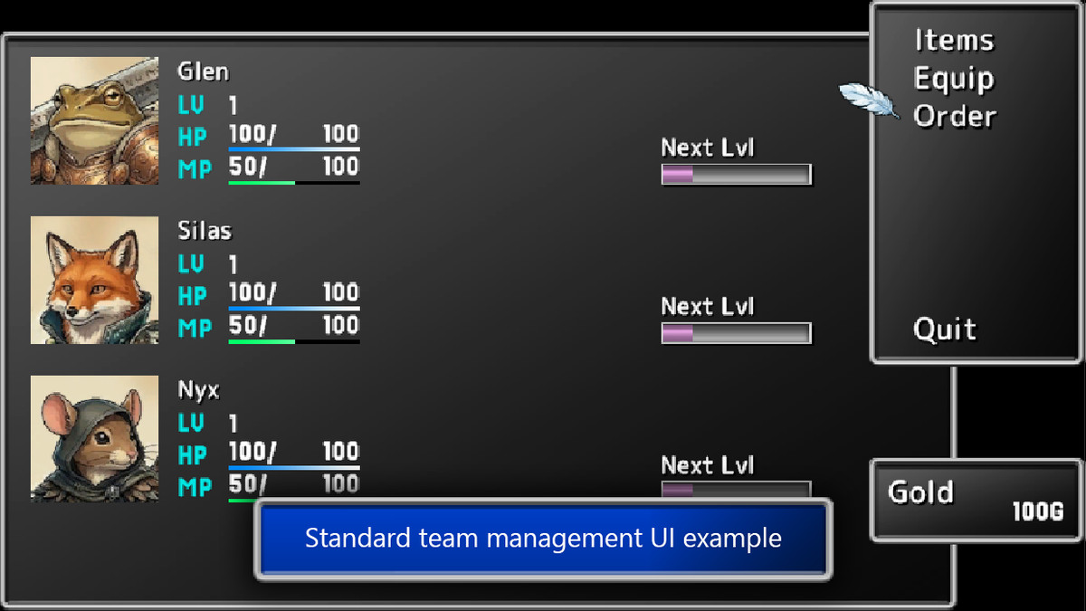 Retro JRPG Template