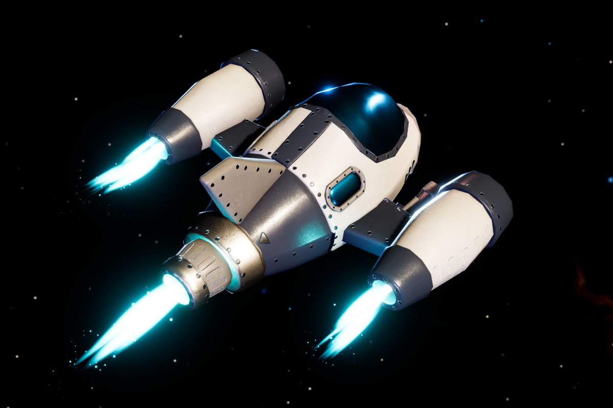 Stylized Spaceship Collection (4 Ships)