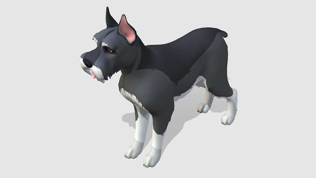 Cartoon Dog - Schnauzer