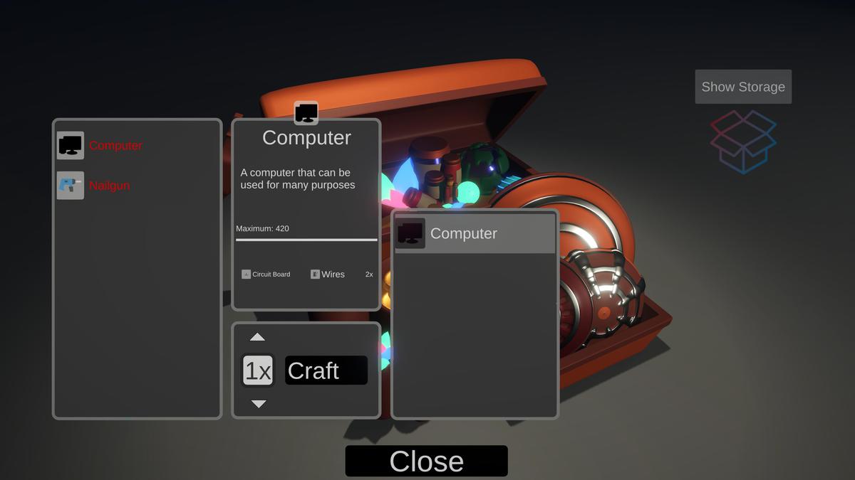 Boxy Inventory/Crafting System