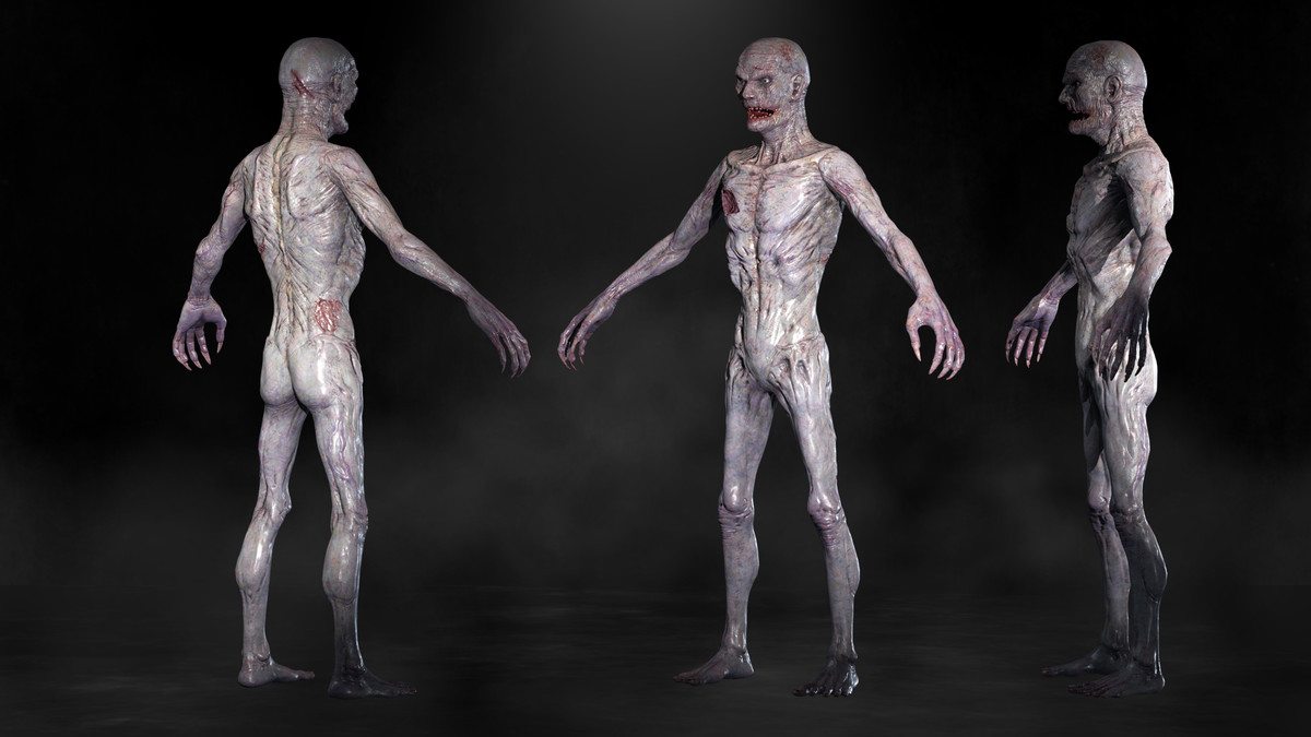 Creepy Pale Zombie, Ghoul, Redneck