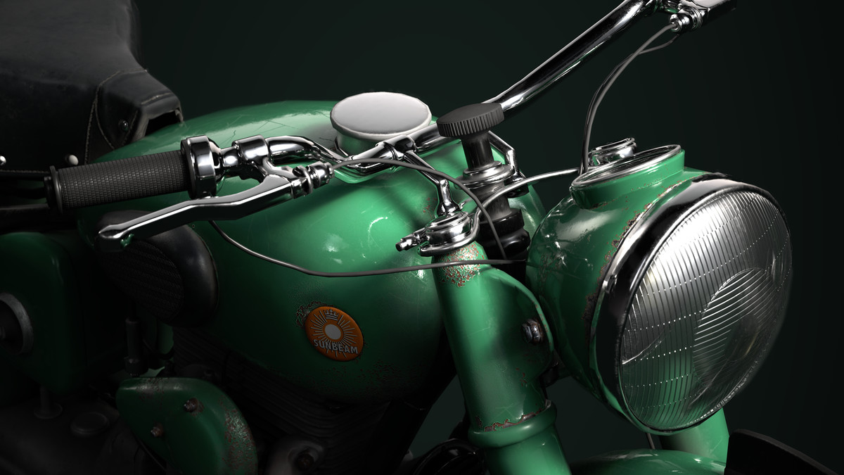 Retro Motorcycle