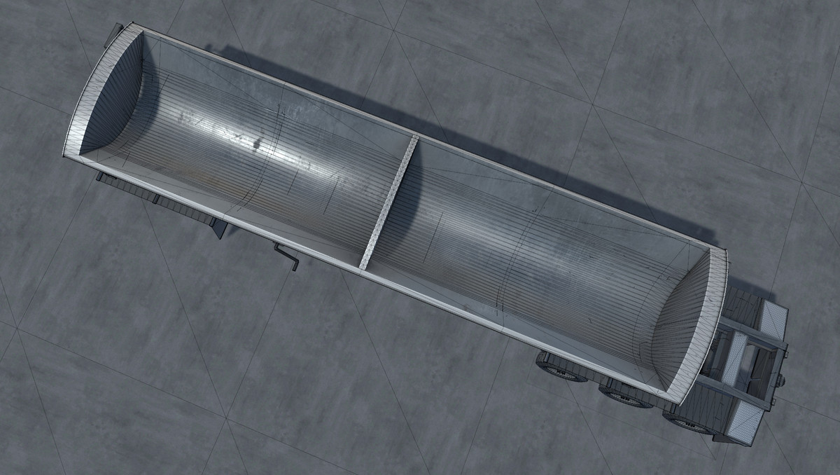 80s cabover sidedump trailer
