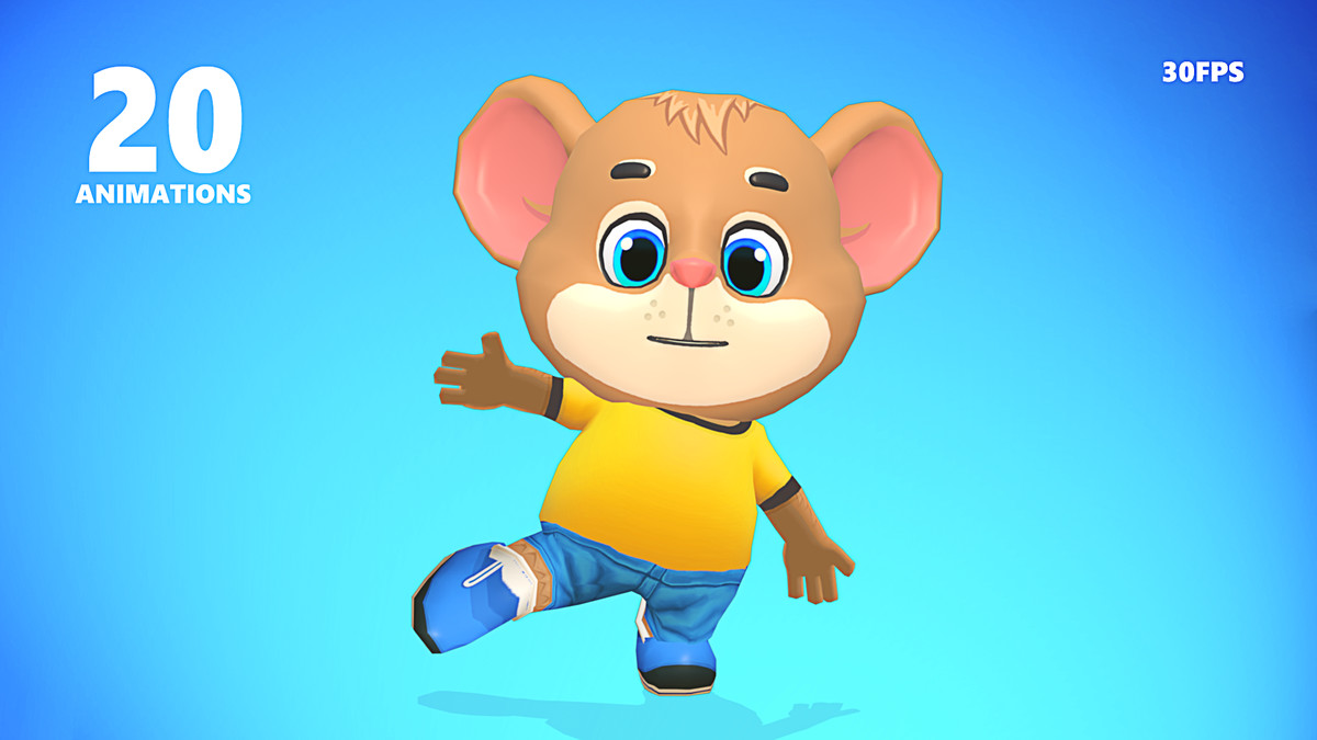 Mouse Rat Rodent Brown Animated