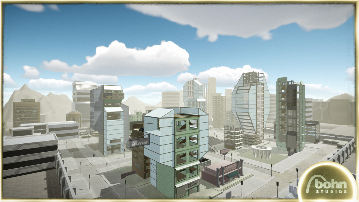 OWA Tech District 02 - City Building Kit: Sci-Fi, Cyberpunk, Modern, Futuristic
