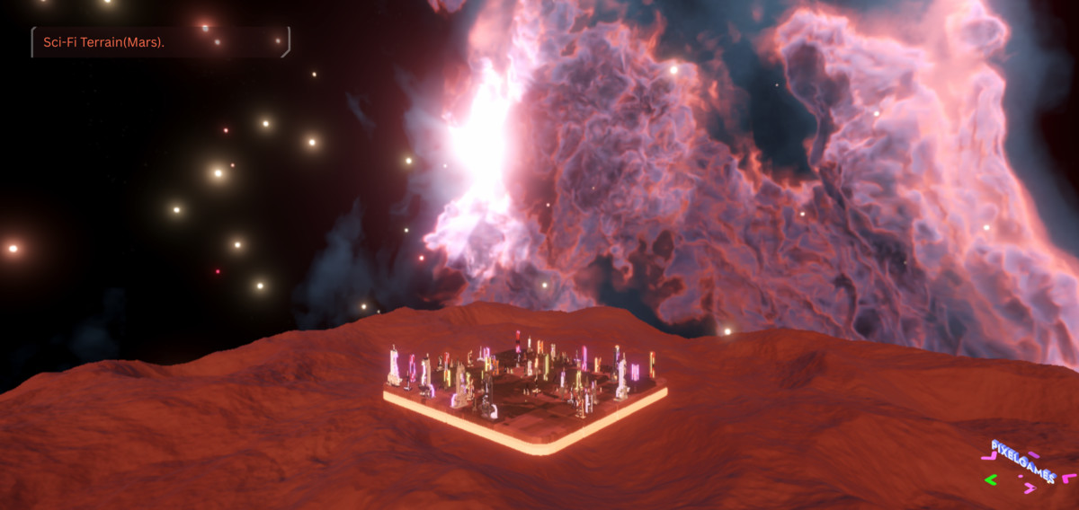 URP Mars Space Terrain: Sci-Fi Jet Fleet, Sci-Fi VFX & Modular City Builder