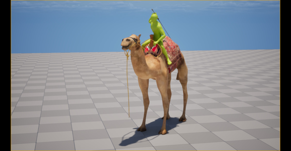 Camel Ride Animation