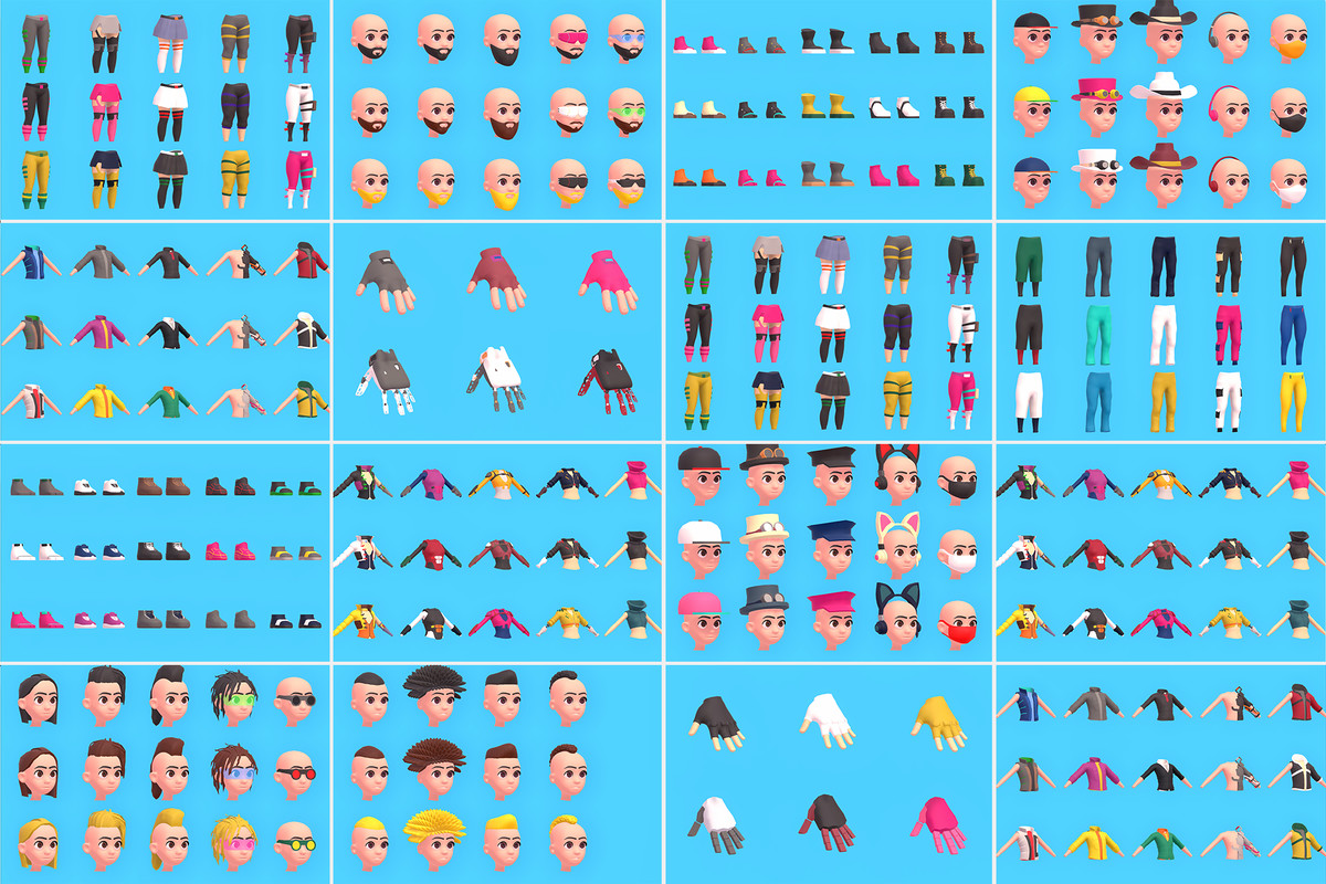 Stylized Cyberpunk Characters