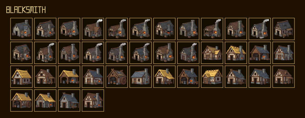 1230 Building Icons – Mega RPG Building Pack