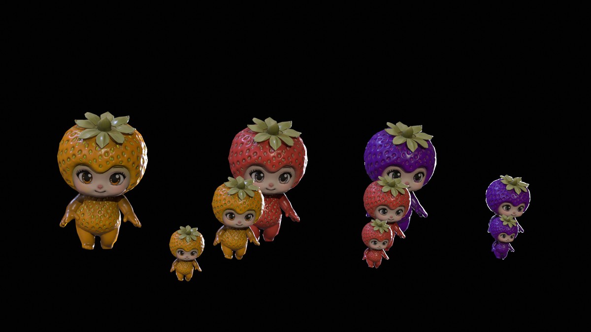 Chibi Fruit Strawberry