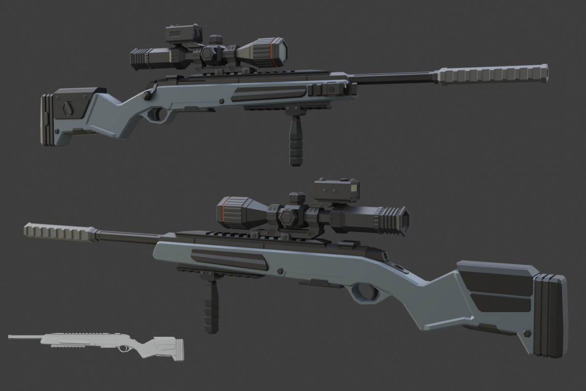 Low Poly Weapon Bundle Pack 3