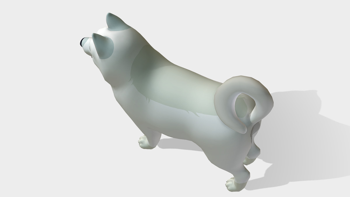 Cartoon Dog - Samoyed