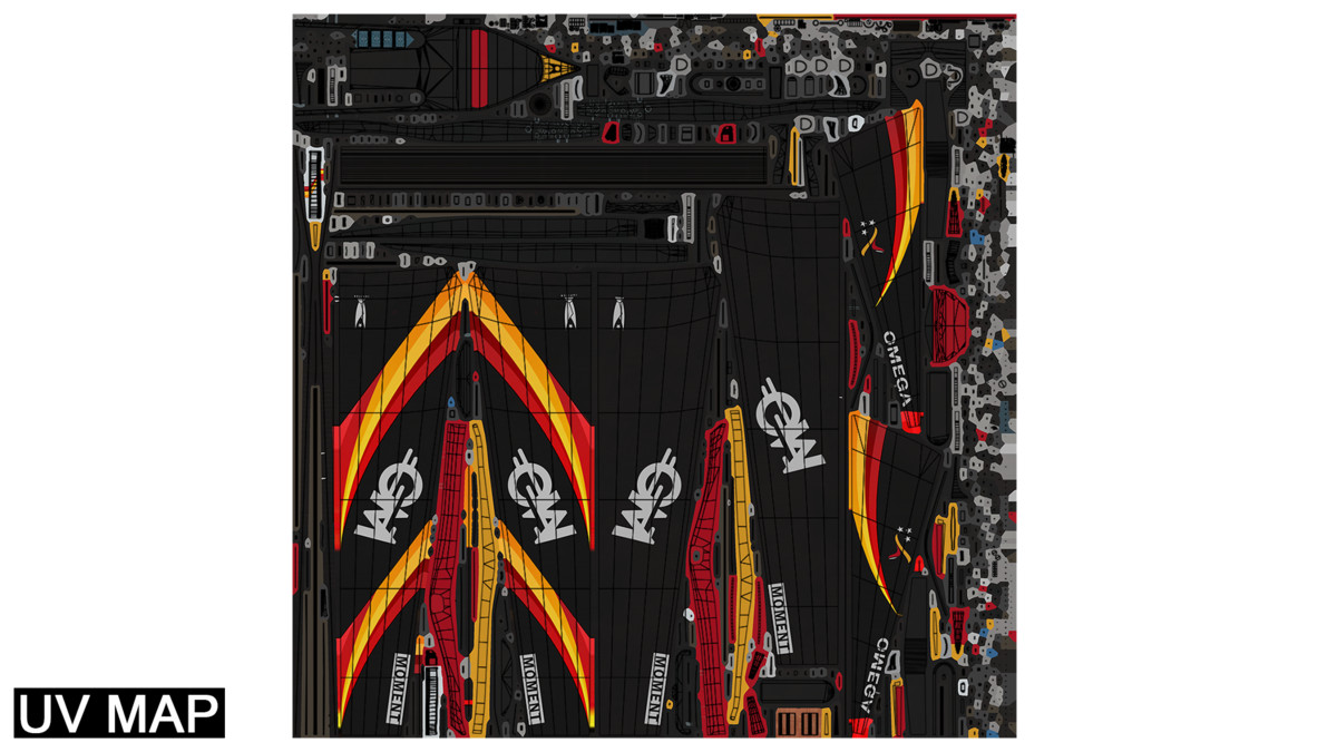 Yacht Hydrofoil Sailing Boats HDRP URP Textures