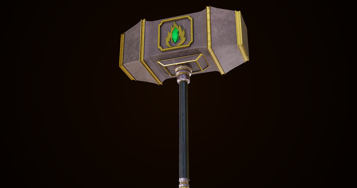 5 Battle Hammers Collection URP HDRP Textures
