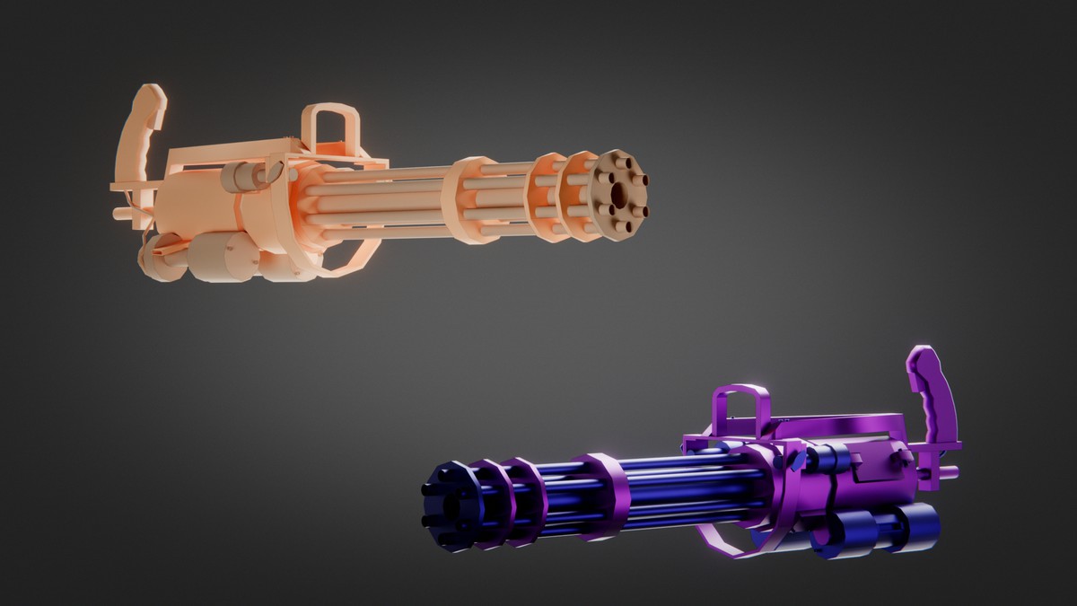 Ultimate Weapon Pack — 23 Guns + 943 Skins (Low Poly, Stylized, FPS/TPS Ready)