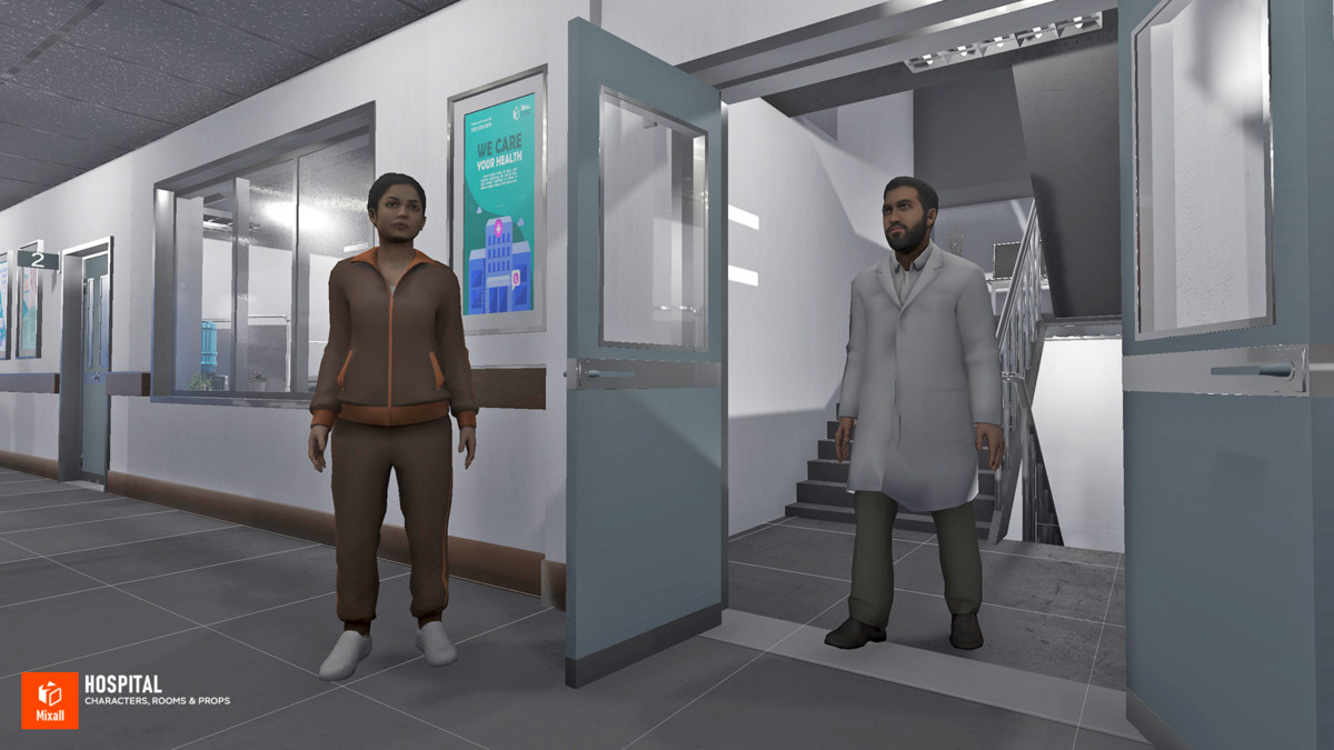 Hospital - Characters, Rooms & Props