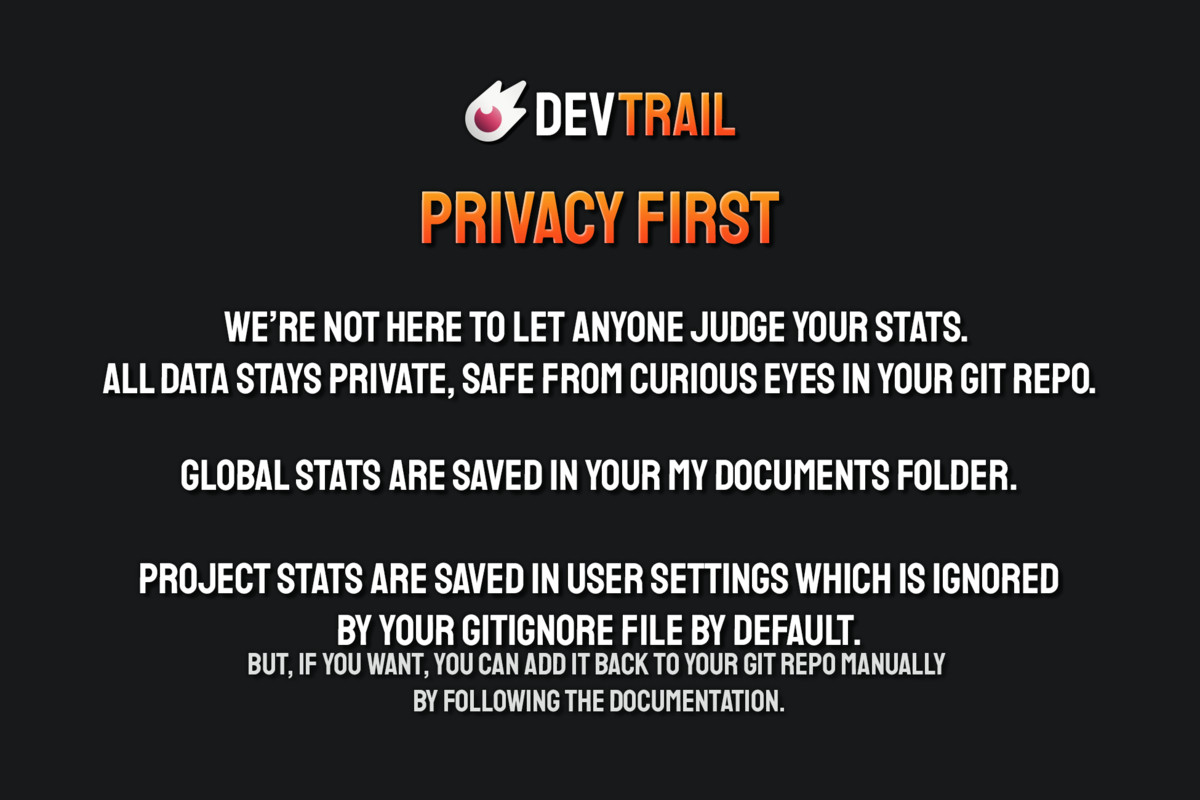DevTrails - Developer Statistics Made Easy