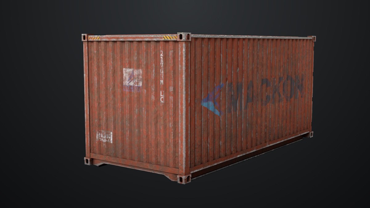 5 Cargo Dusty Container 20ft Single Mat