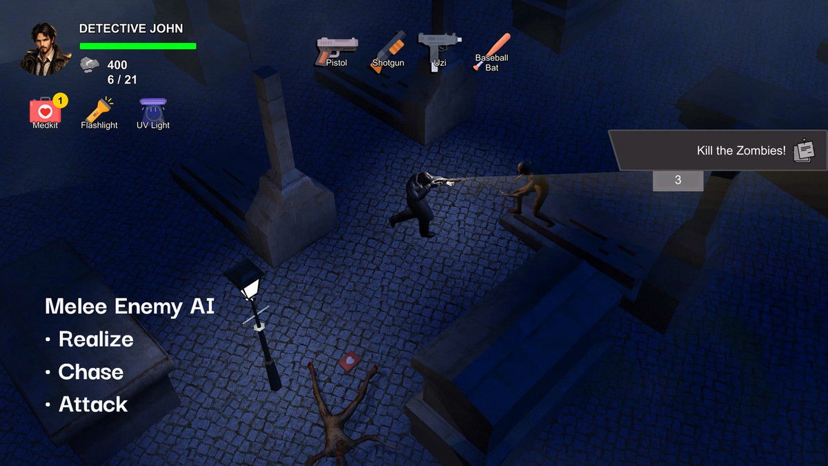 Top Down Horror Survival Game Kit – TPS (PC + Mobile)