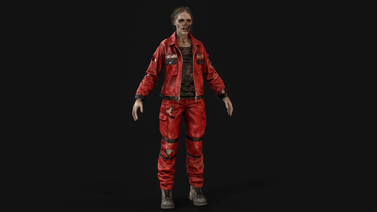 Zombie Worker Girl Two