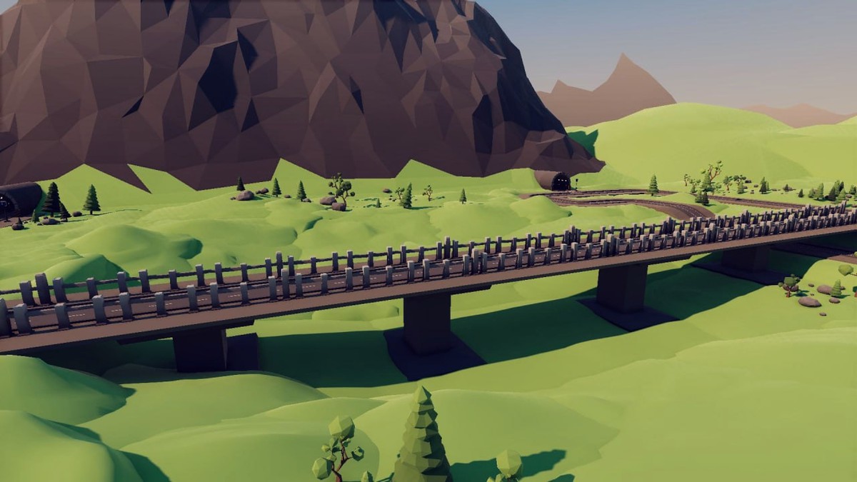 Low Poly Modular Road Pack- Mini World Studio
