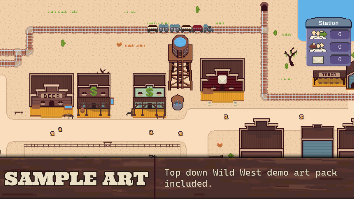 Tilemap Transport - Rail, Road and Passengers