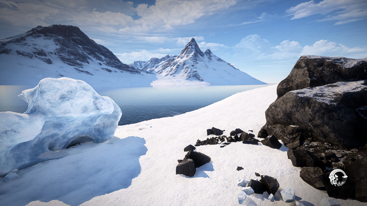 Arctic Landscape Realistic