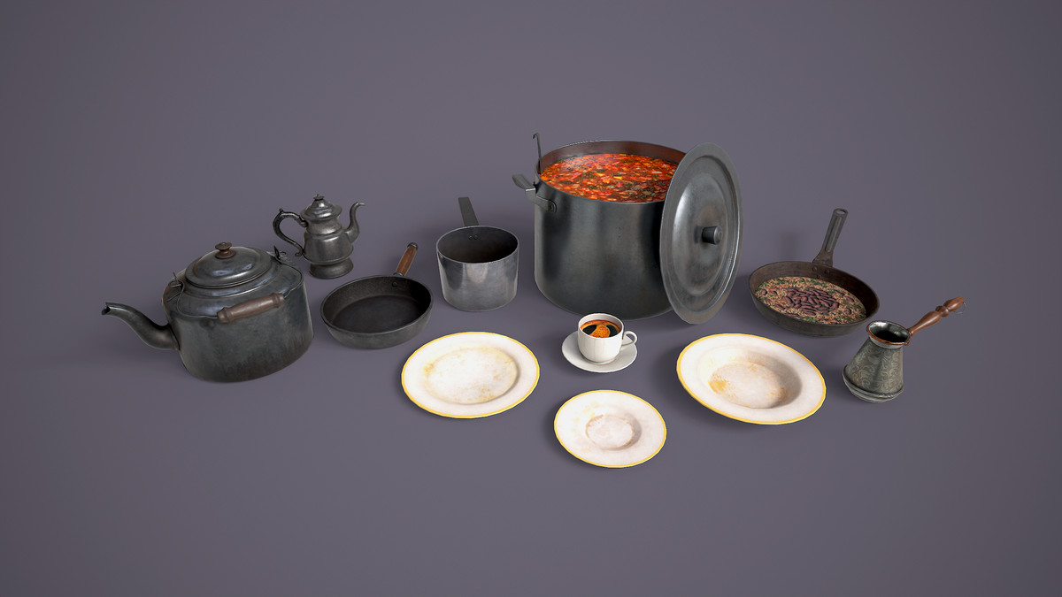 Retro Kitchen Props