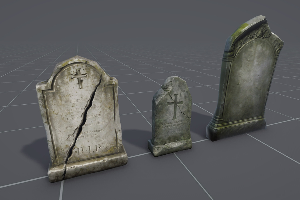 Brocken objects - Stone and Wood