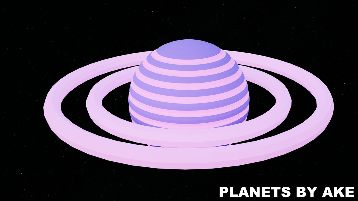 Low Poly Planets by Ake