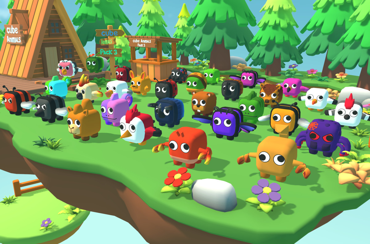 Cute Magic – Cube Animals Pack 3