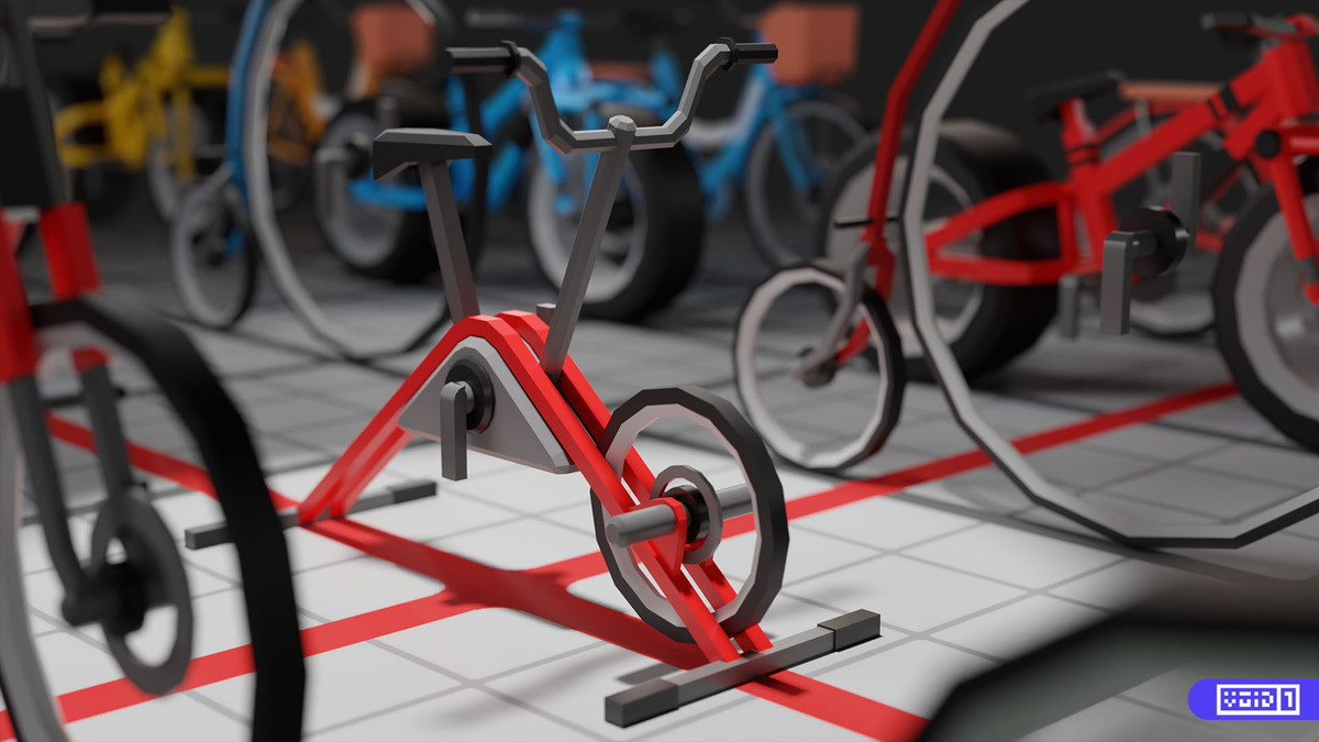 Low Poly Bike Models