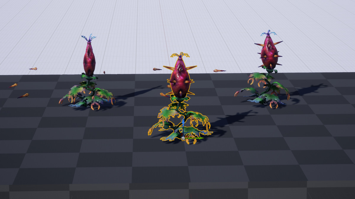 Spikemine Bloom — Animated 3D Trap Plant (AoE Damage)