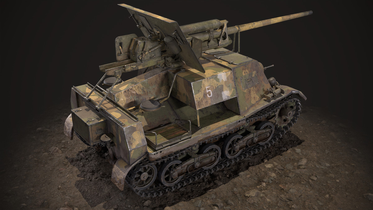 ZIS 30 Military Self Propelled Artillery Unit