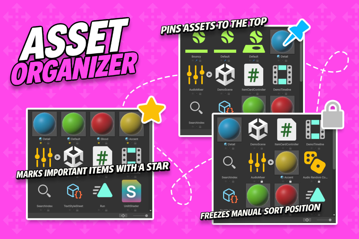 ASSET ORGANIZER – Ultimate Project Window Sorting