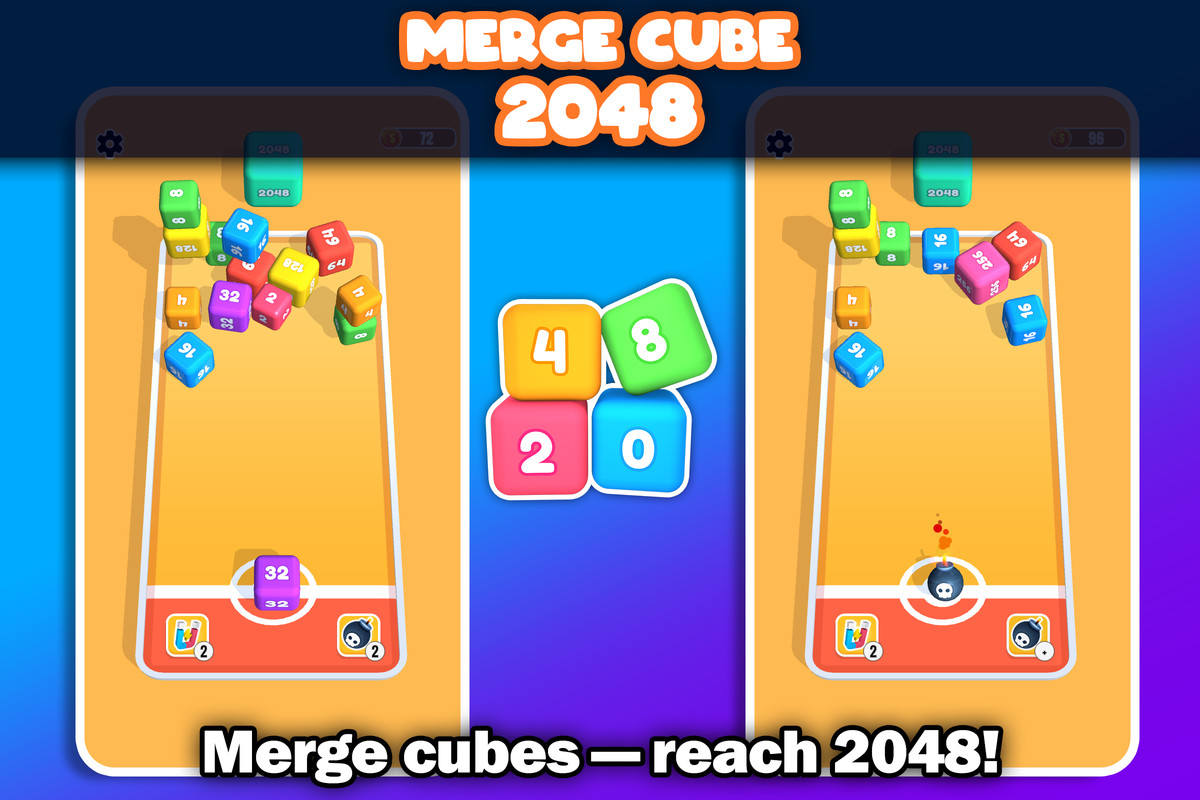 Merge Cube 2048 – Ready-to-Publish 3D Merge Puzzle Template