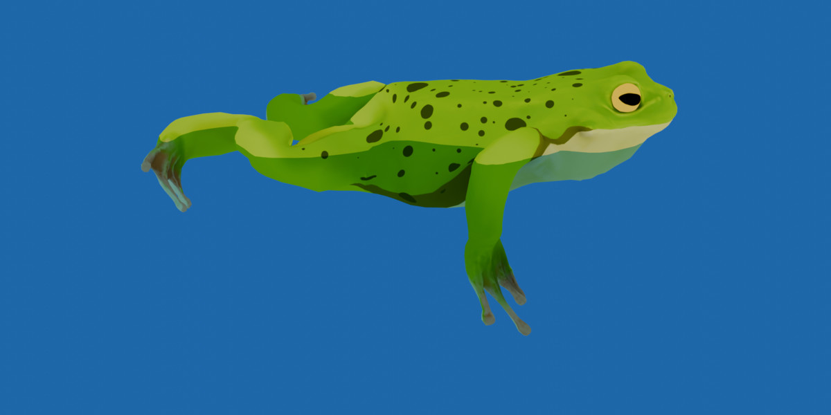 Animated Frog (Stylised)