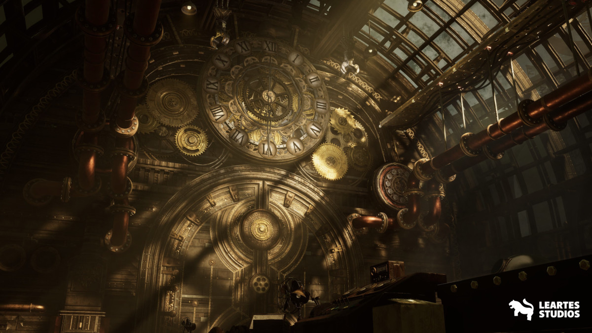 Steampunk Clock Factory Environment