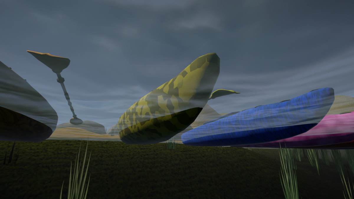 kayak + paddle (8 variants | low poly 2.7k~ tris)