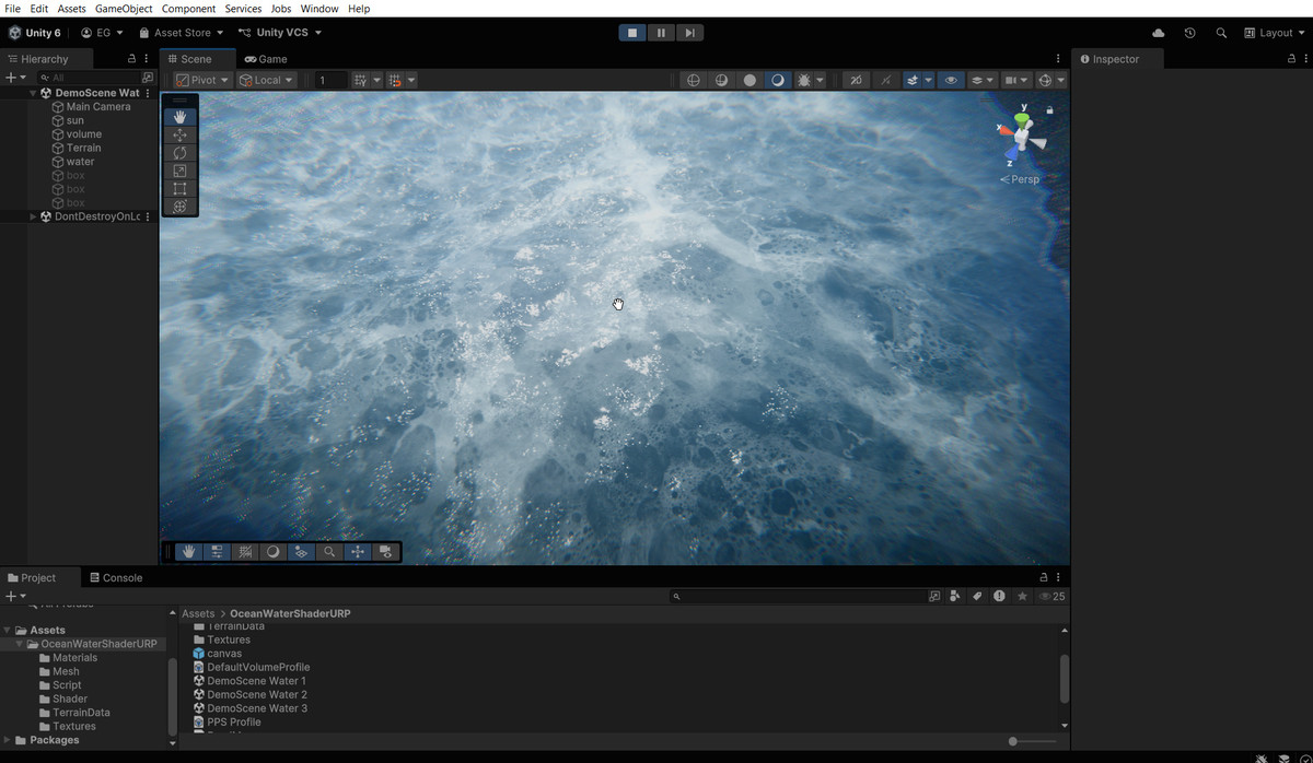 Sea / Water / Ocean shader - 3 (URP)