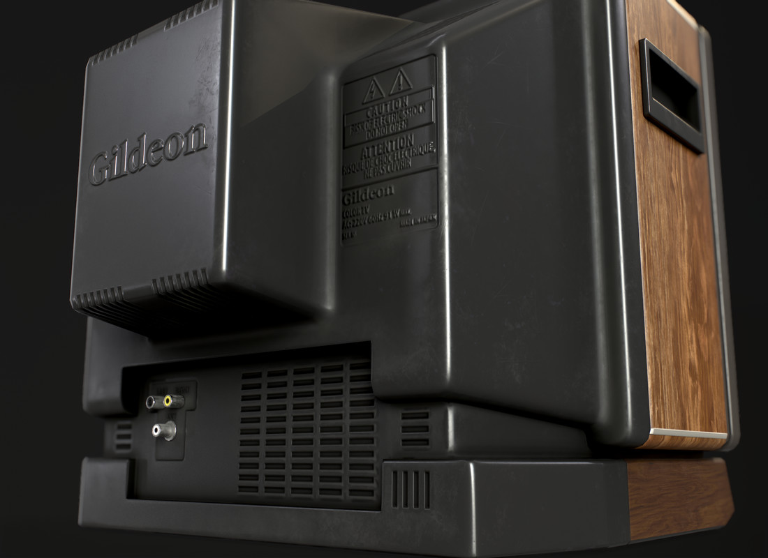 Retro TV Wooden case