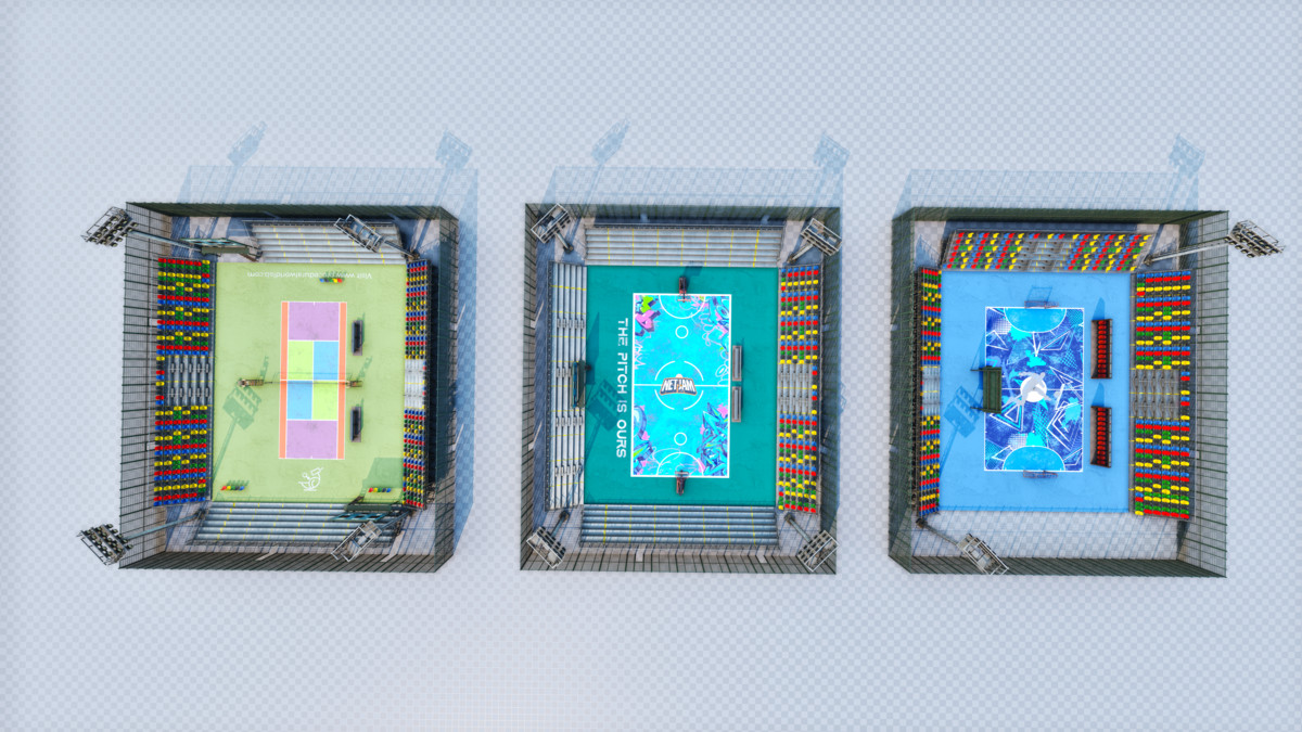 Modular Tennis Soccer Basketball Sport Court